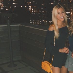 BLACK OFF THE SHOULDER ROMPER